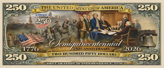 25 Pack Donald Trump USA 250Th Anniversary Dollar Bill American Freedom Money